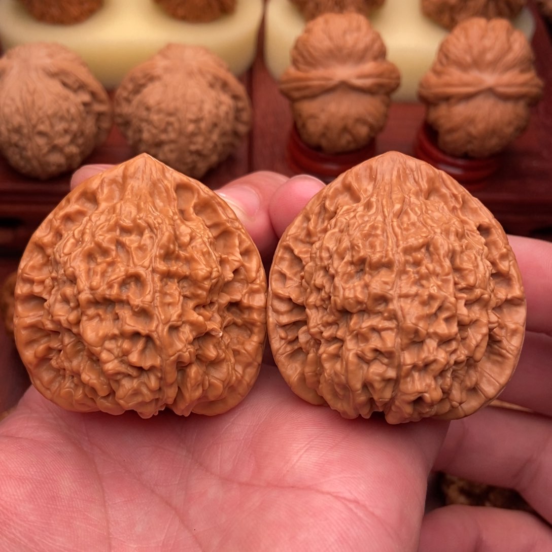桃核把件麒麟大管帽46