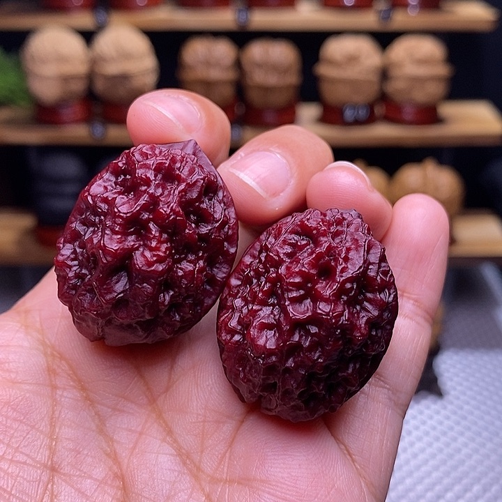 文玩核桃吊坠金麒麟17