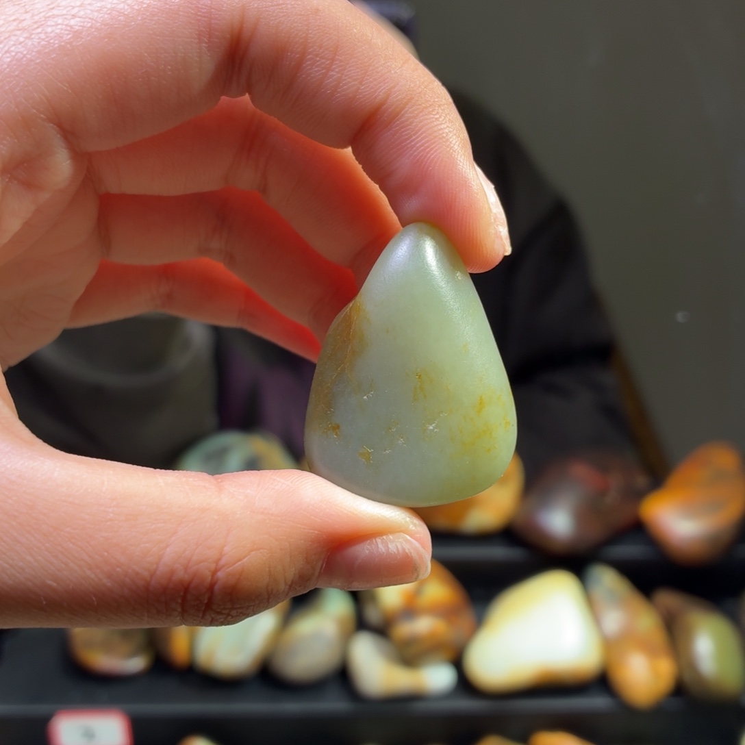 和田玉未镶嵌挂件26.8