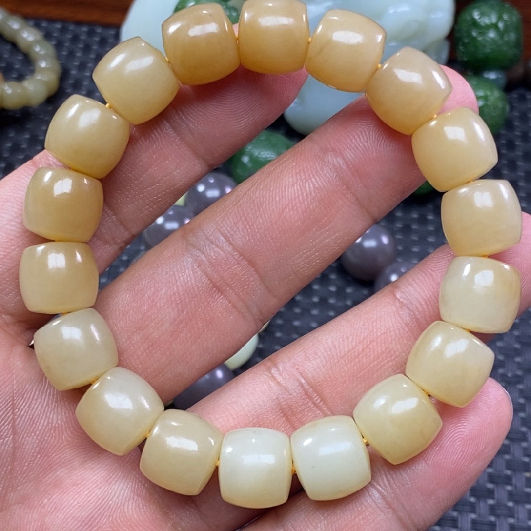 和田玉手链未镶嵌