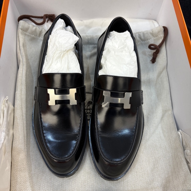 99新 Hermes/爱马仕 98新 奢总管/乐福鞋