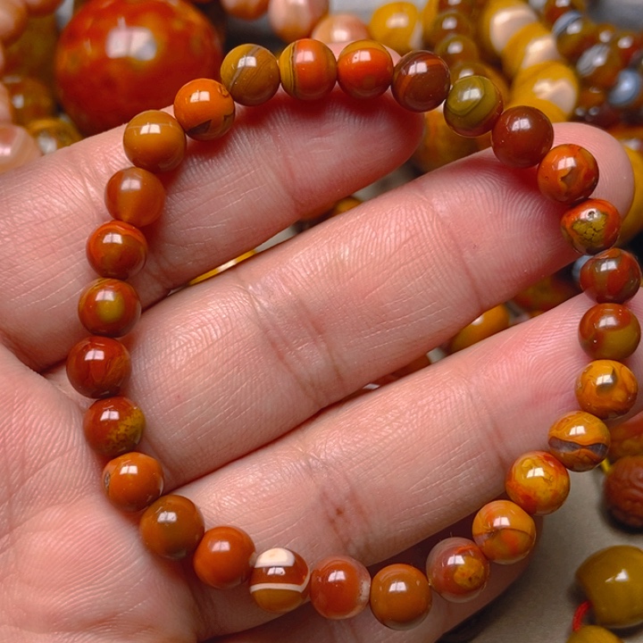 玛瑙/玉髓未镶嵌手串