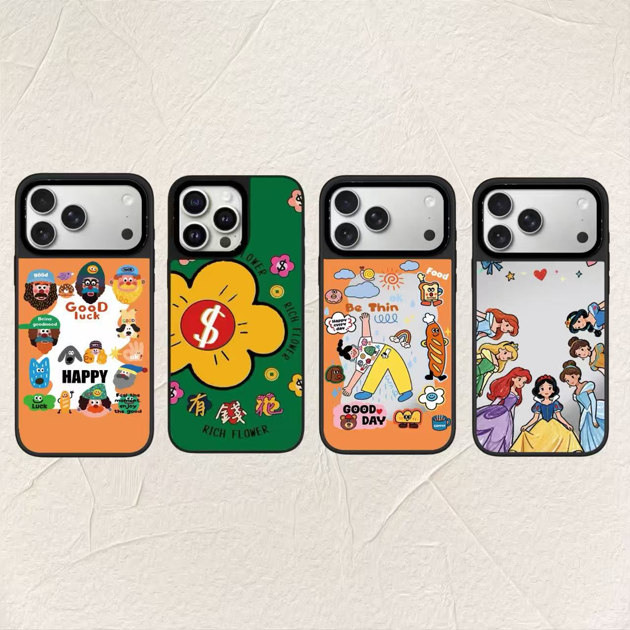 公主有钱花星宇橙适用苹果17promax/17pro/16pro/15pro防摔手机壳