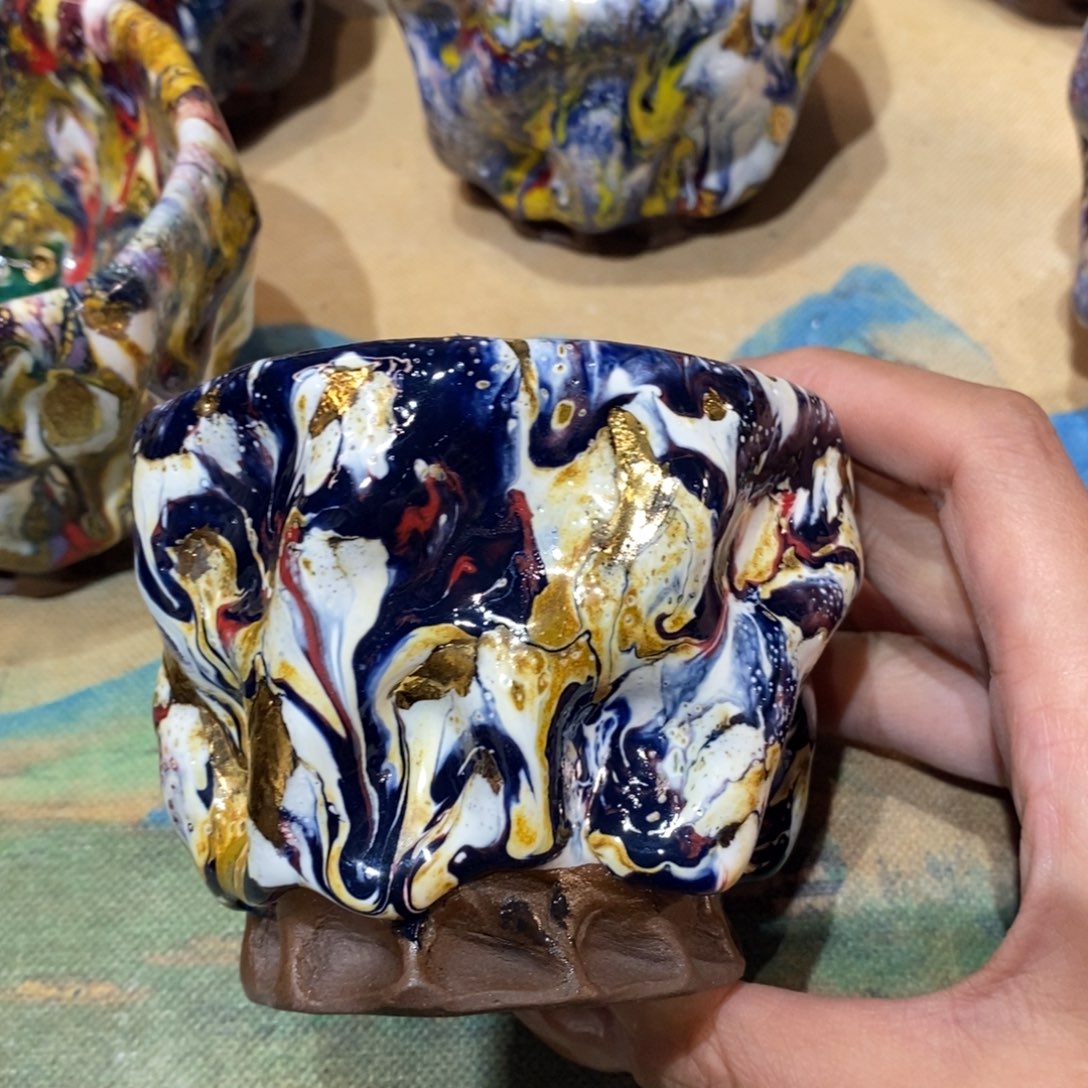 罐静沐焰志野唐卡色