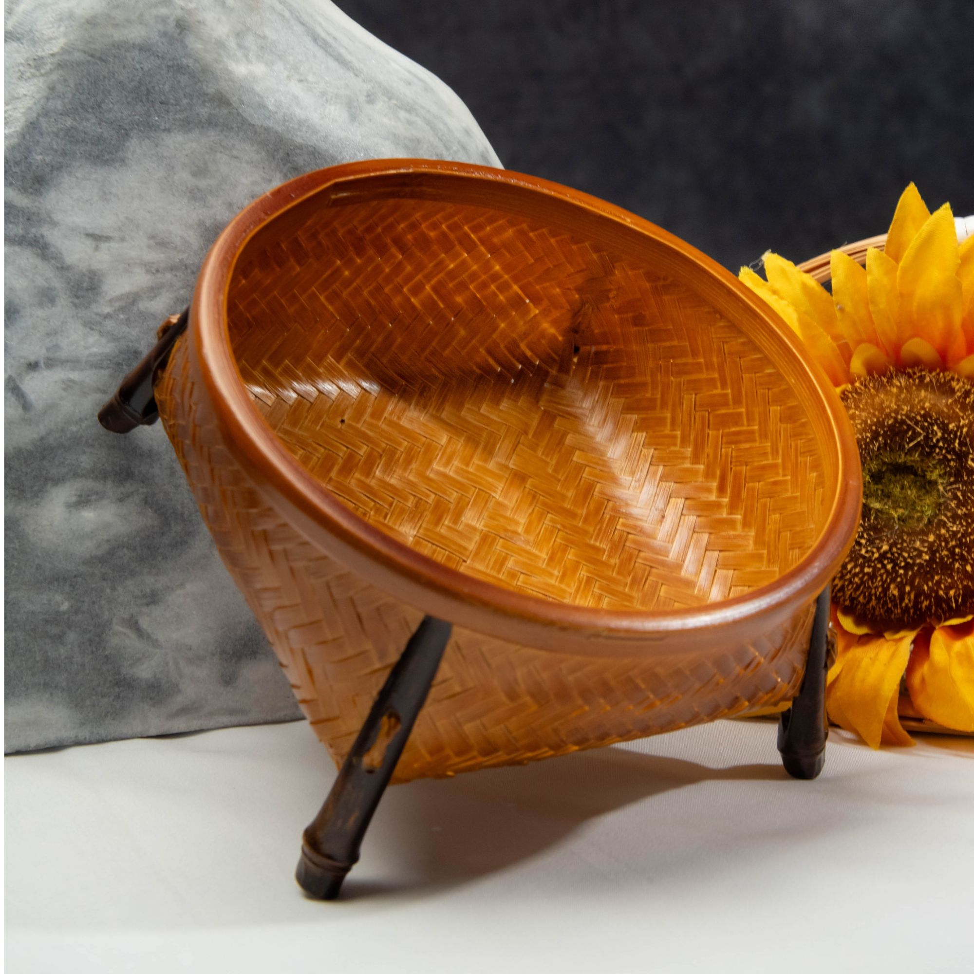 四角杯篓（竹制品）