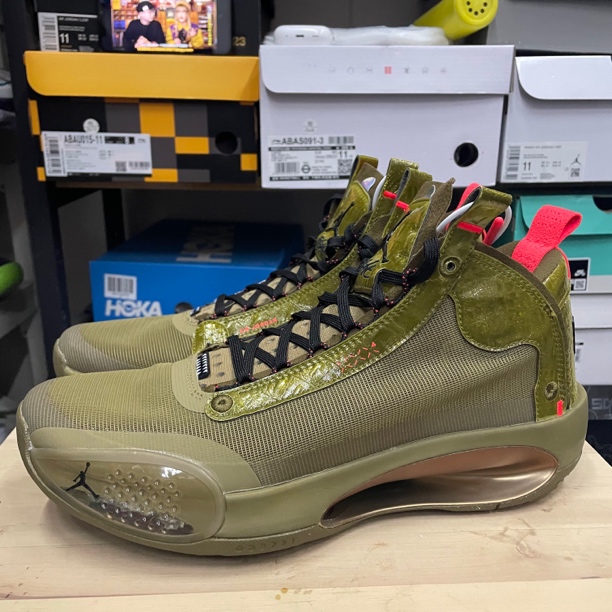 44.5码/Aj34 鳄鱼/51516/篮球鞋/98新原盒/DA1897-300