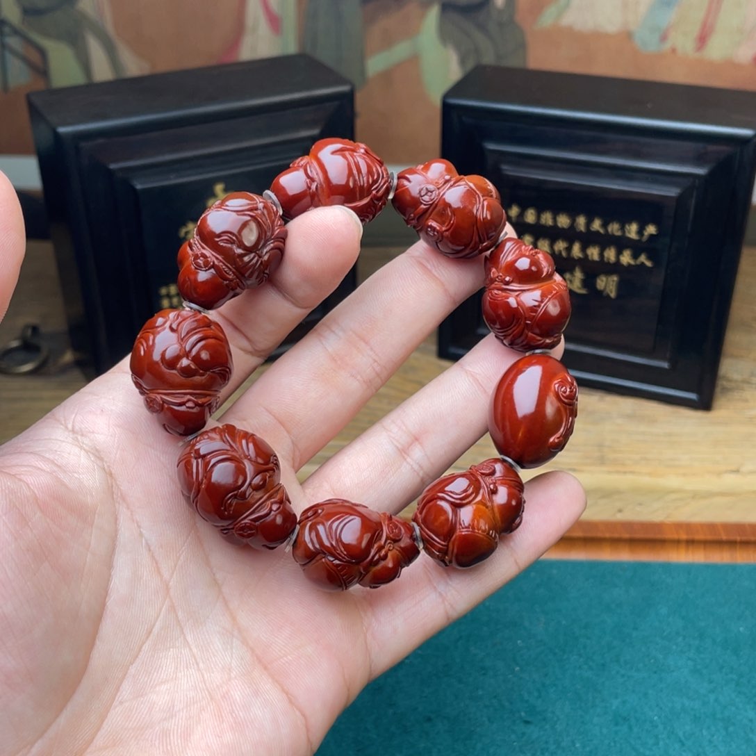 橄榄核手串宇*财神表弟回血