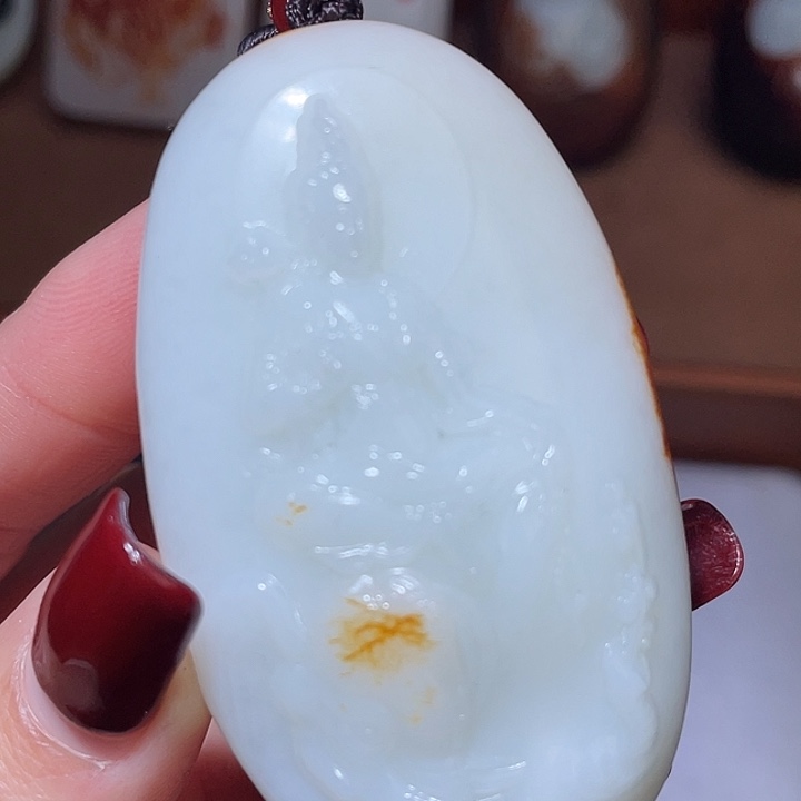 和田玉未镶嵌颈饰X7 