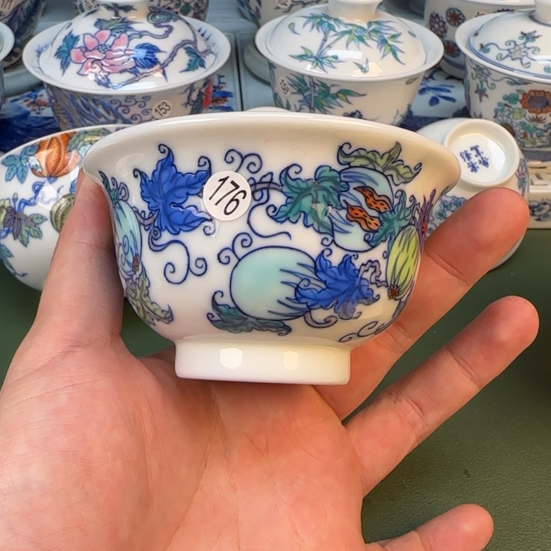 彦祖纯手工手绘茶具176