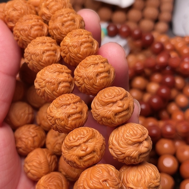 猴头核桃手串骑****星黑