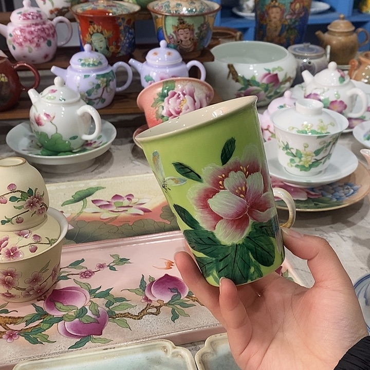 8 纯手工手绘制作茶杯