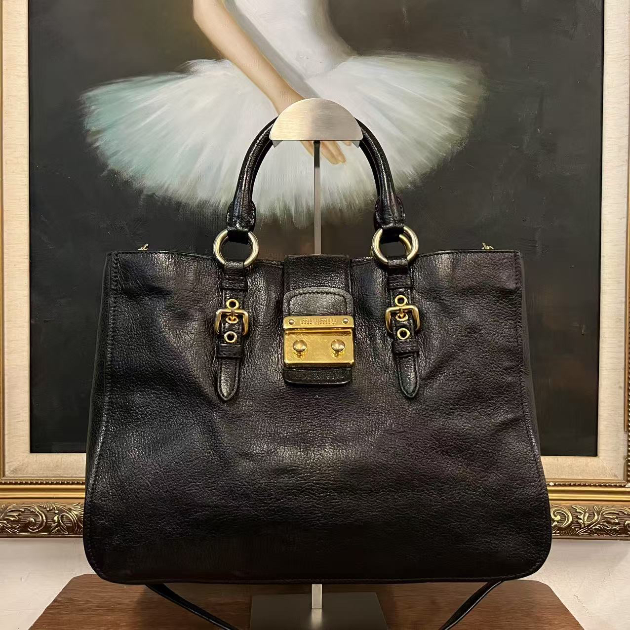 95新 MIU MIU/缪缪 miumiu手提斜挎包/97455