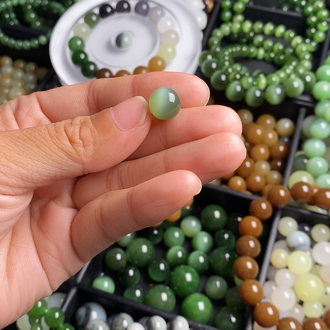 和田玉（碧玉）未镶嵌珠宝半成品