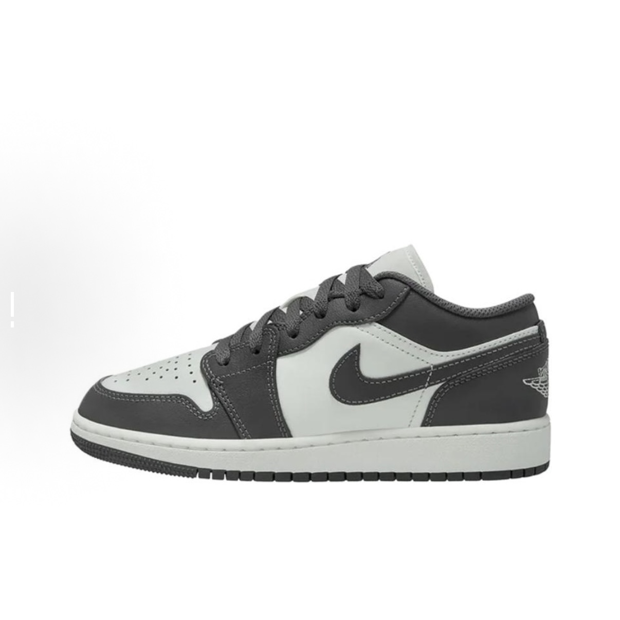 耐克/NIKE乔丹系列AJ1灰白经典配色舒适低帮休闲板鞋 553560044