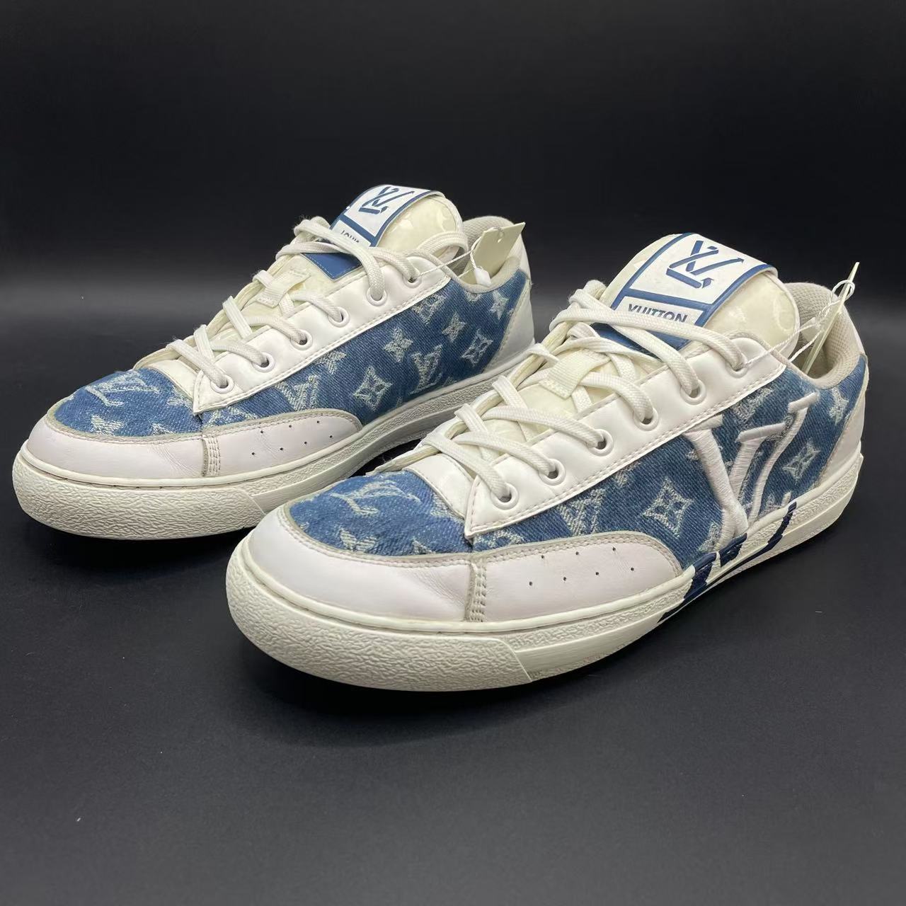 95新 LouisVuitton/路易威登 【聚星折扣】男牛仔板鞋42.5码 ca269t