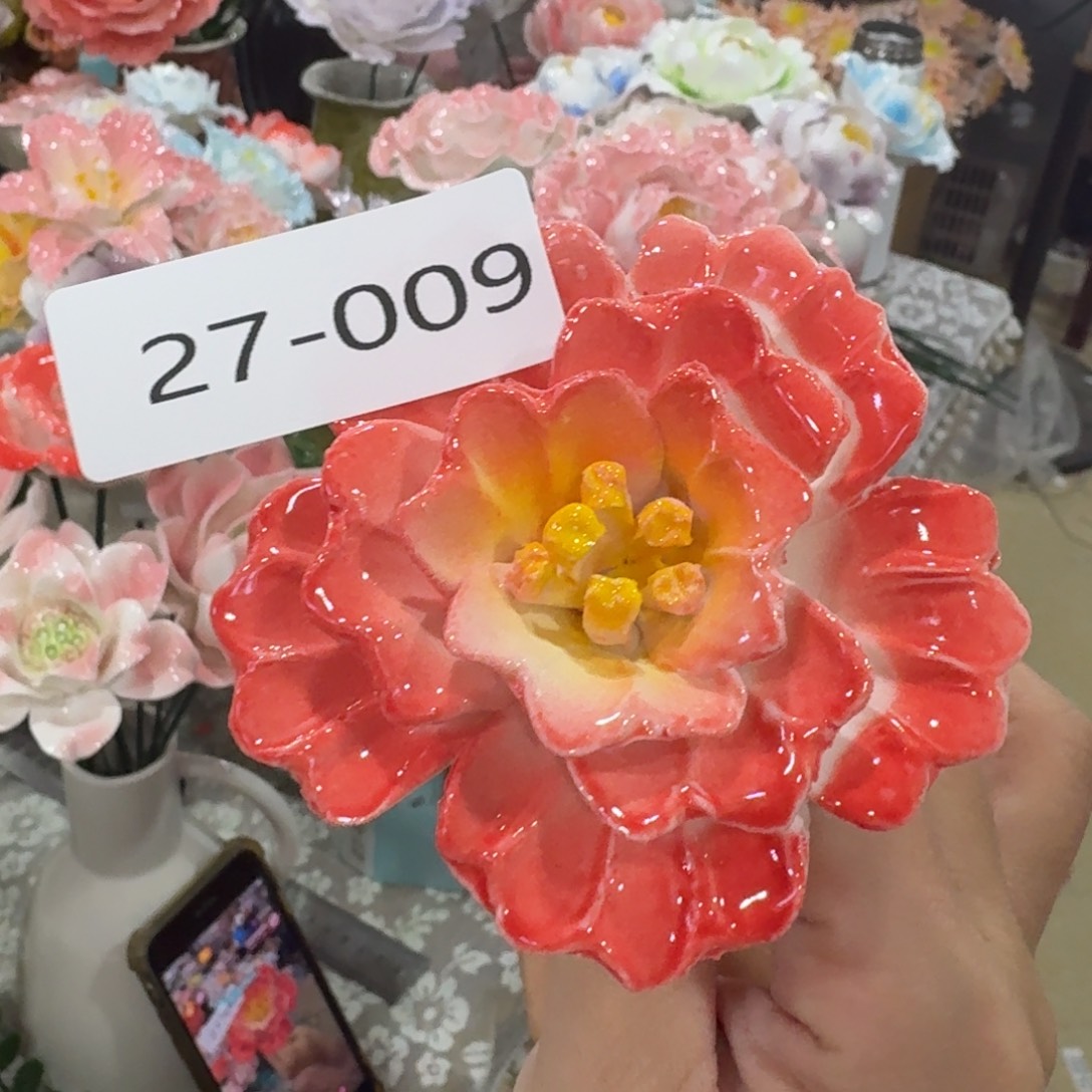 元****瑕疵2709 陶瓷花拍满20元发货，爱退款拉黑