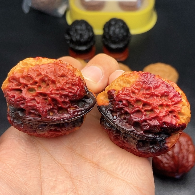 【闪购商品】把件文玩核桃40尺领头羊蟾