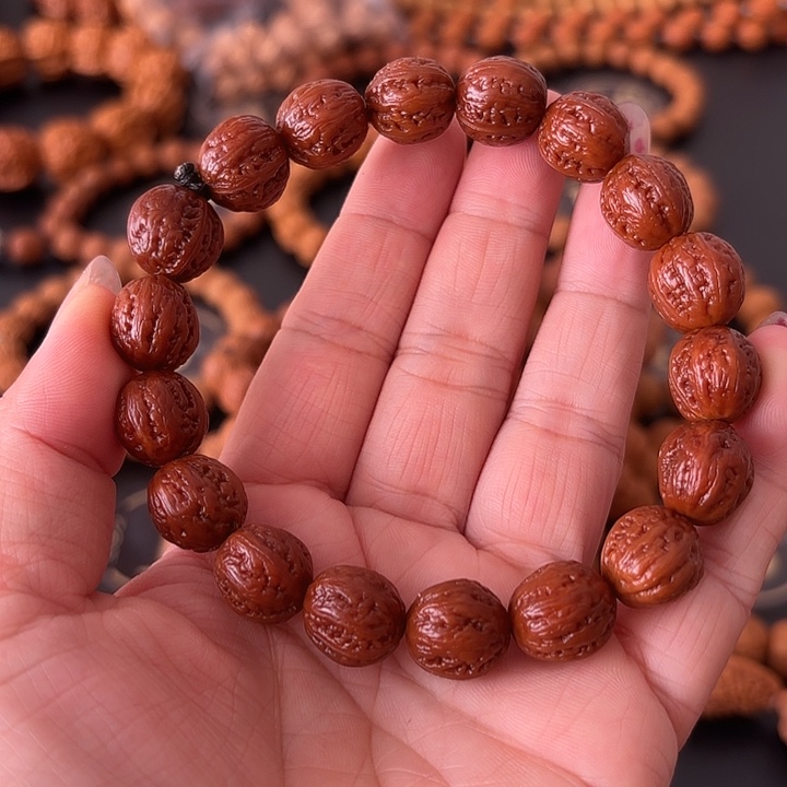 文玩核桃手串野生有黄