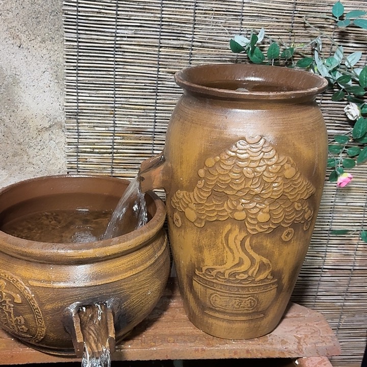 粗陶口径21/40，27/20进水口2.5厘米