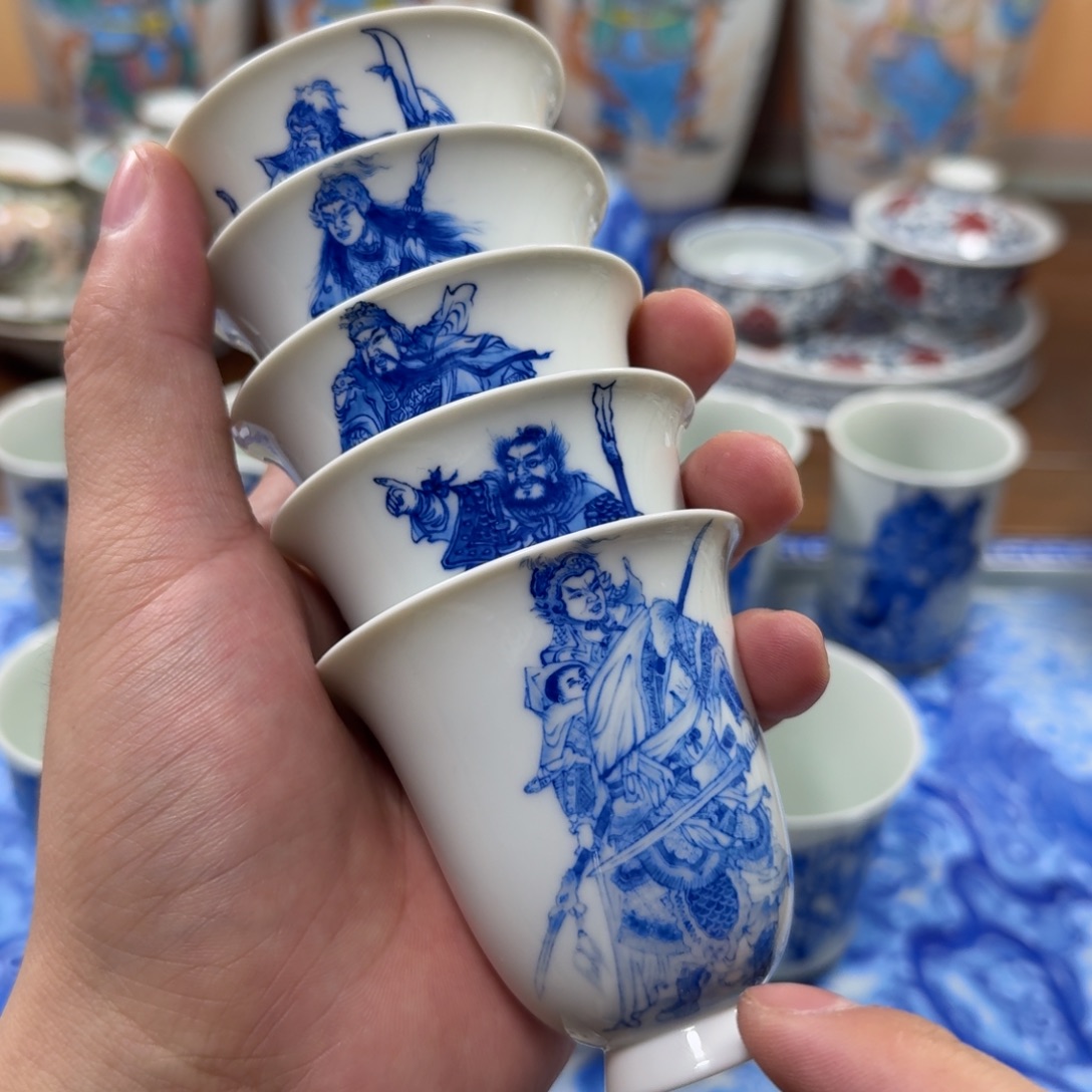 记***间全手工全手绘陶瓷