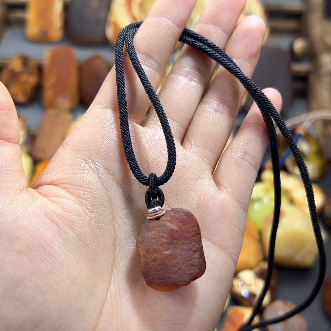 琥珀裸石未镶嵌琥珀蜜蜡