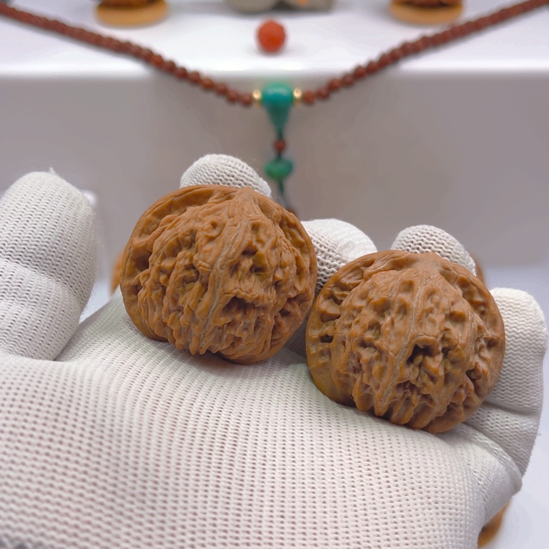 把件文玩核桃40mm全品头货赵闷