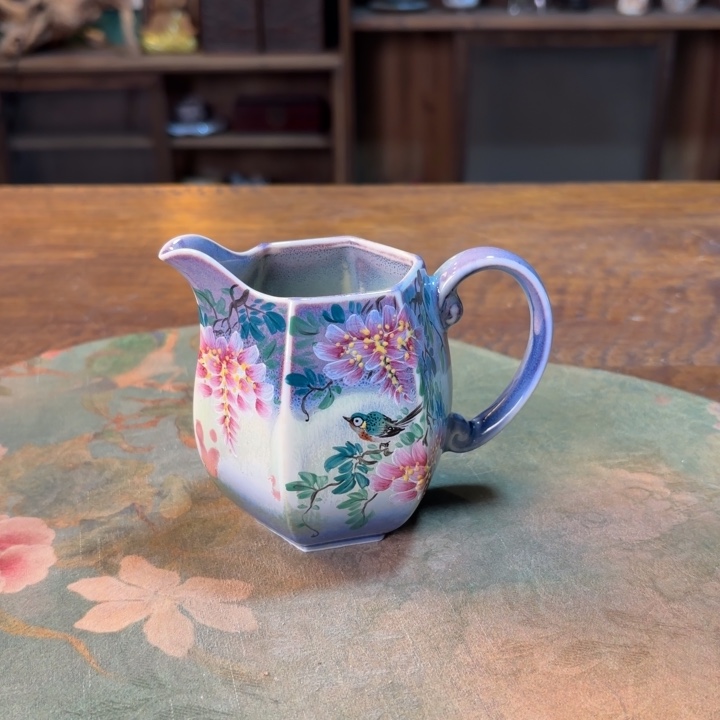 柴烧纯手工手绘陶瓷