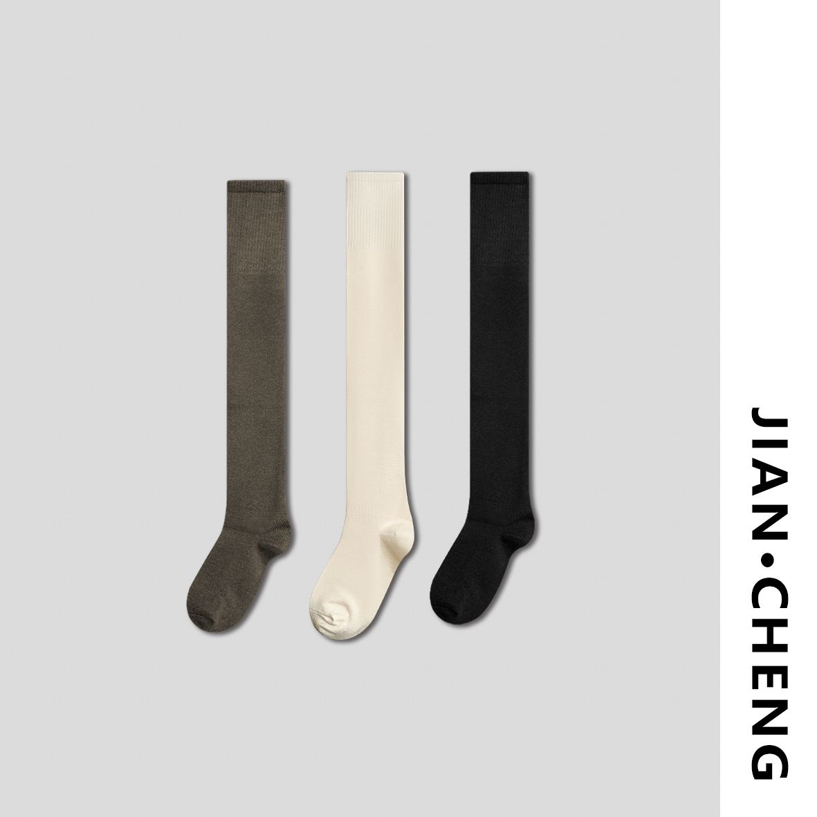 【简柽】羊毛过膝长筒袜D511-1144