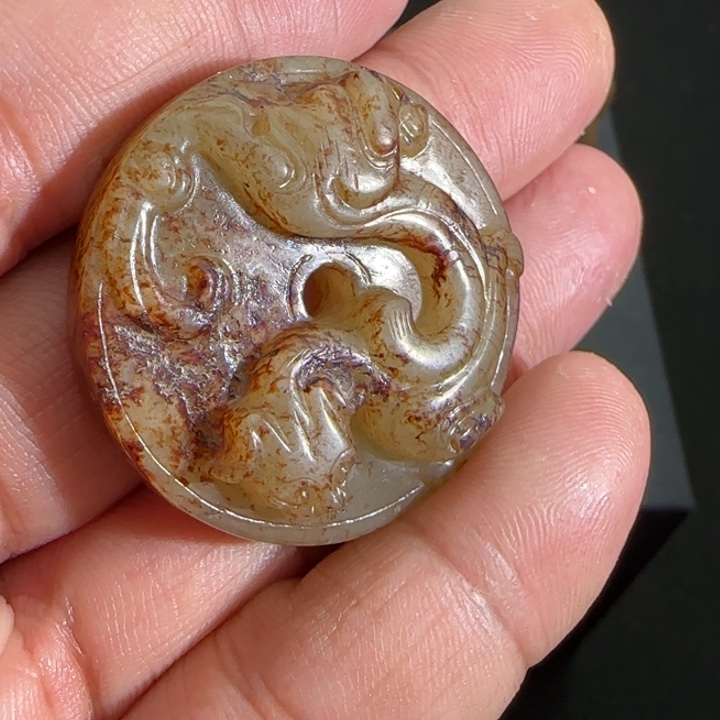 暴***暴和田玉（糖玉）未镶嵌挂件