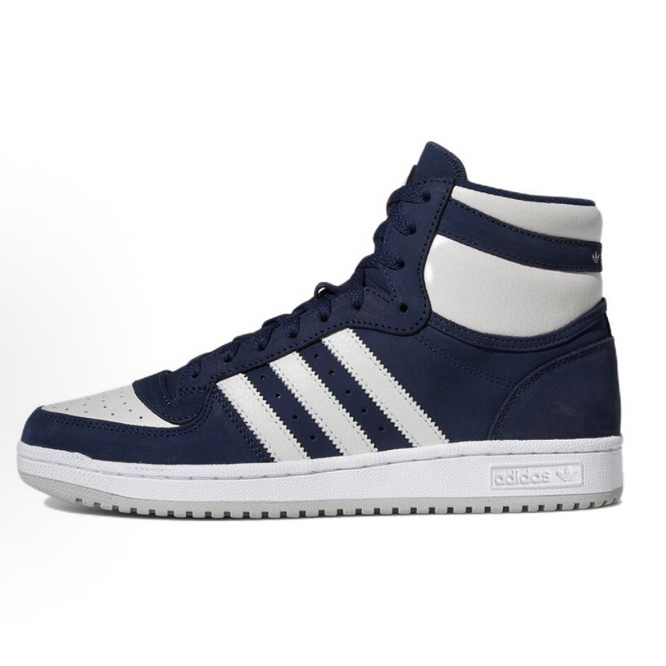 adidas originals Top ten Rb舒适 高帮 板鞋男款 藏青蓝FZ6023