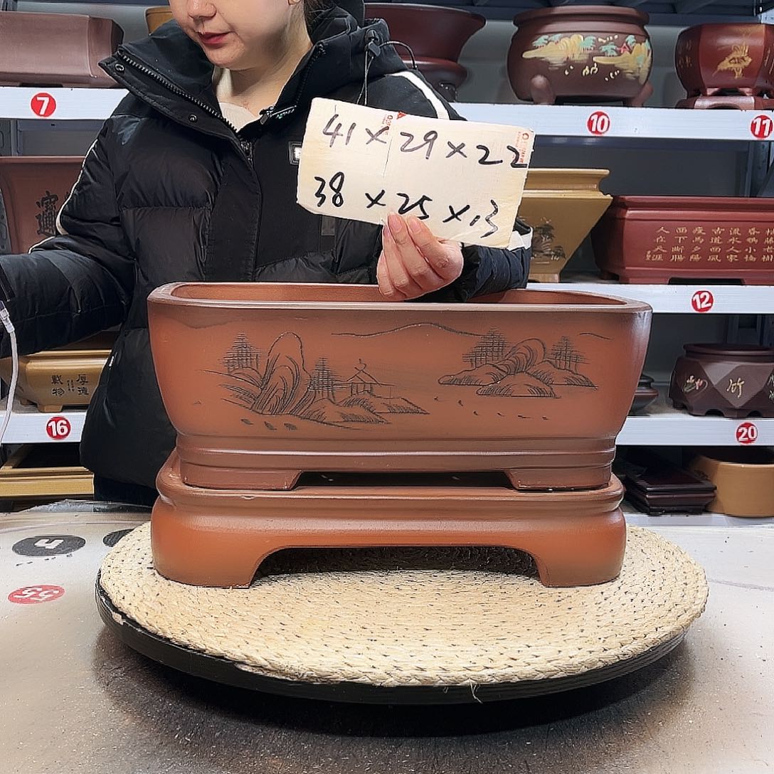 紫砂花盆紫砂花盆