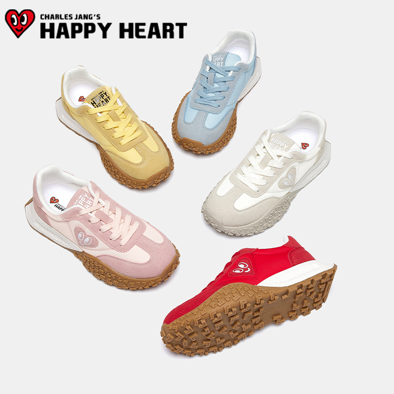 查尔斯桃心秋冬新款时尚百搭休闲女鞋德训鞋TX25B007