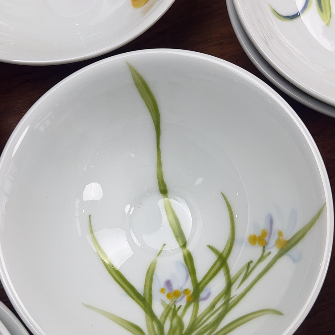 瓷片景德镇陶瓷手工手绘制作