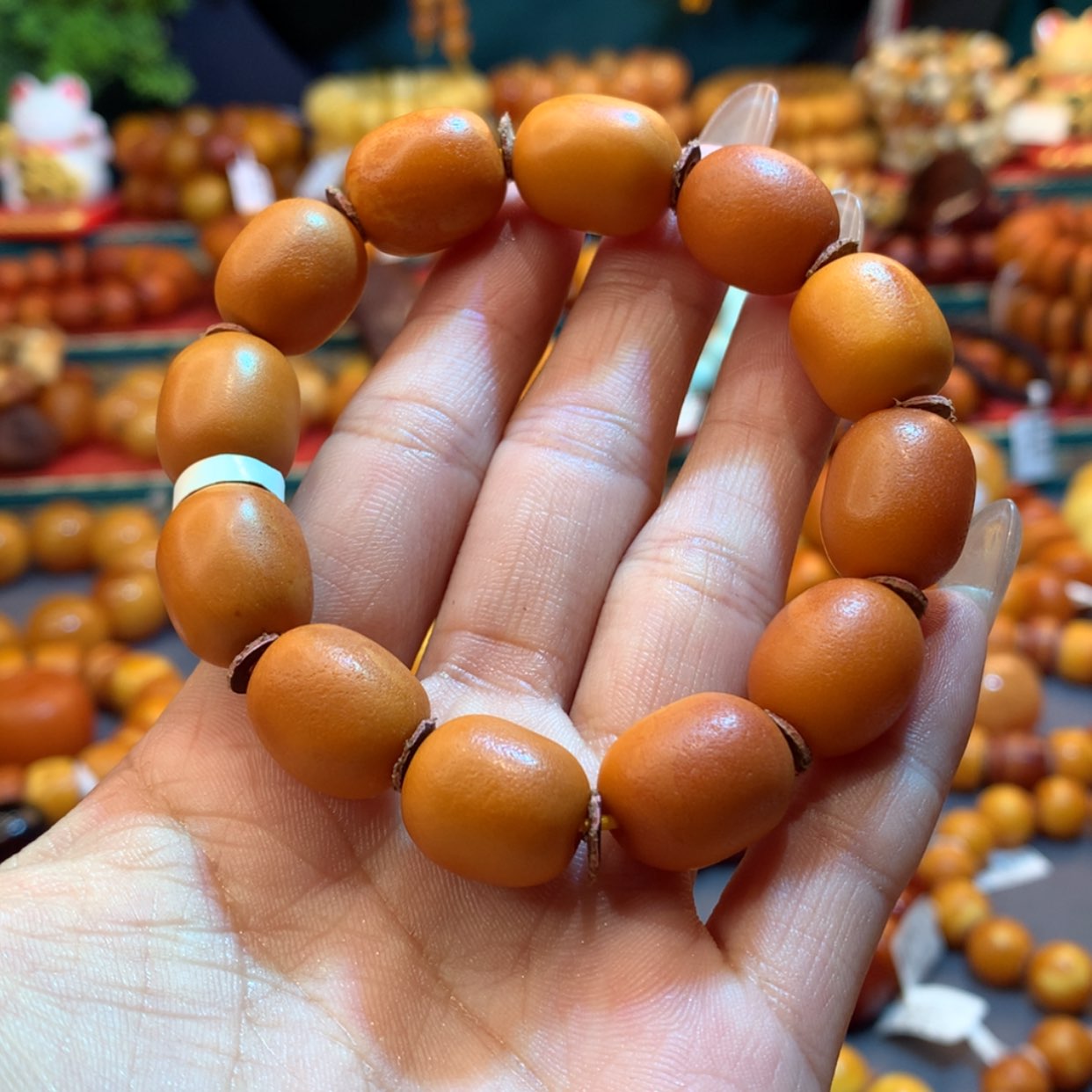 【闪购商品】蜜蜡手串未镶嵌大*蜜蜡