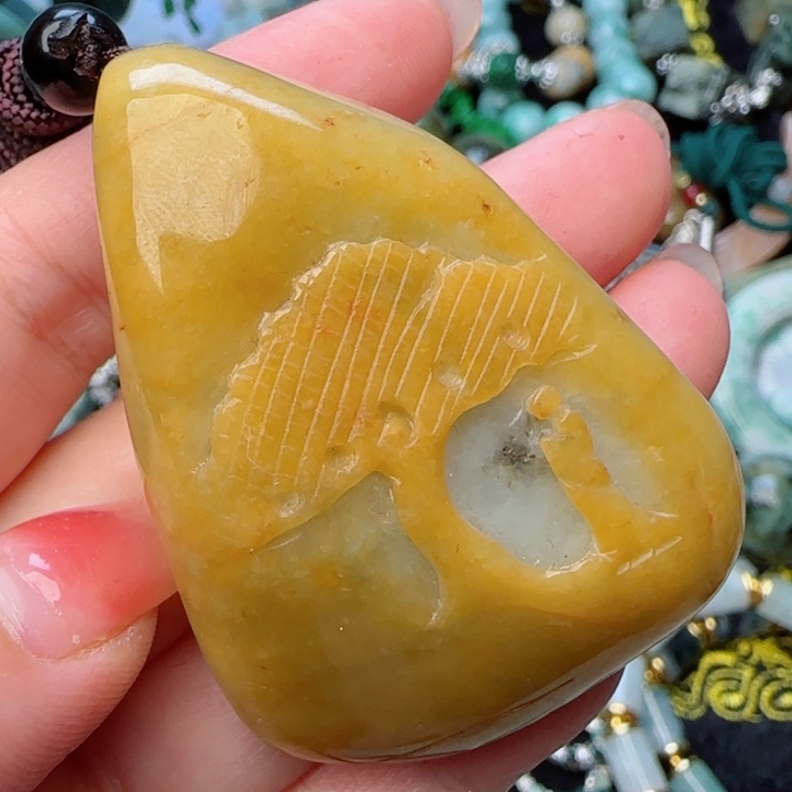 翡翠颈饰未镶嵌天然A货68