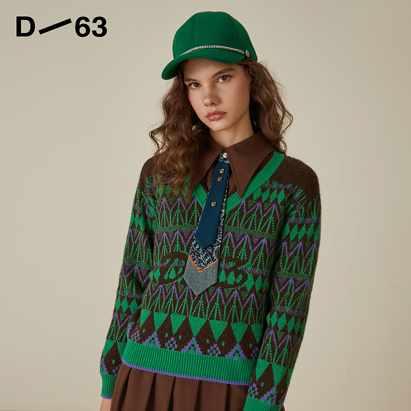 【尚雅】D63套头毛衫5W4M38133