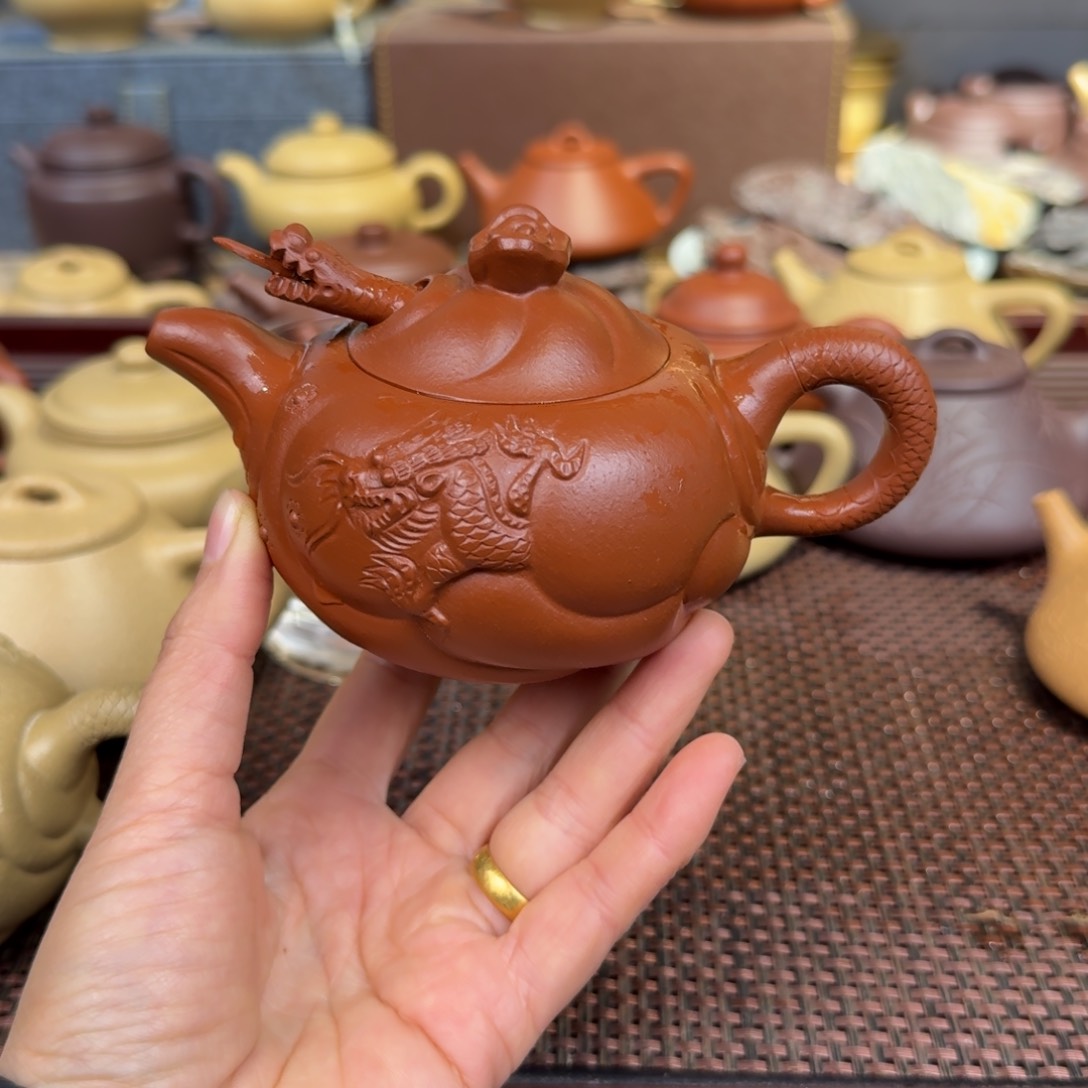 朱泥茶壶200毫升左右