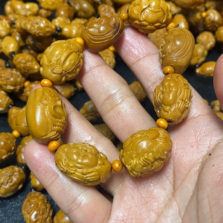 怪***咖手串/手链橄榄核橄榄微瑕横财