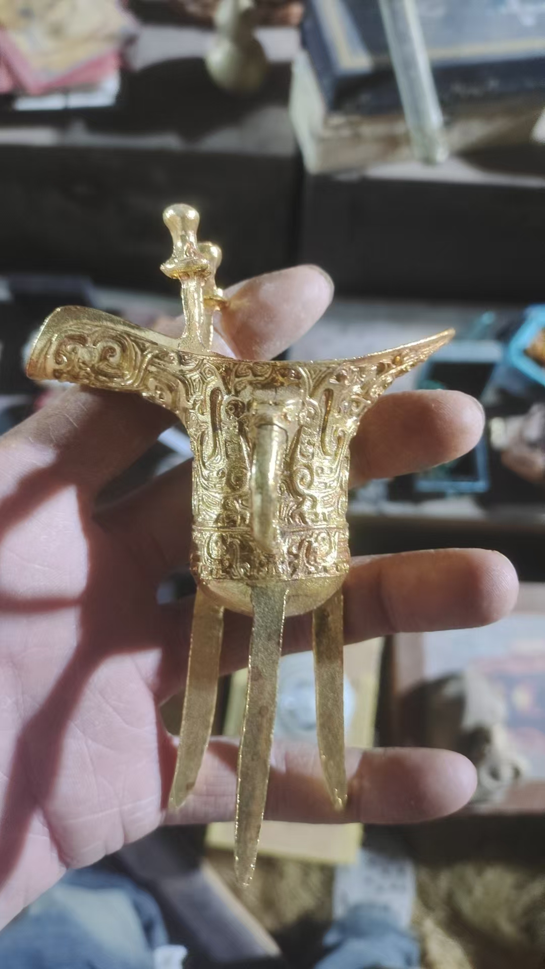 1个特别金色小杯子摆件链接