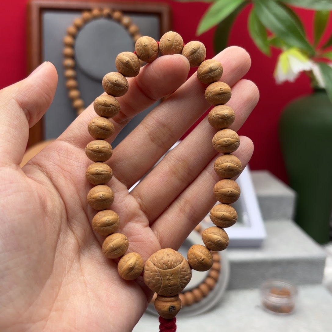 凤眼菩提手串饼*哥11左右素串矮桩