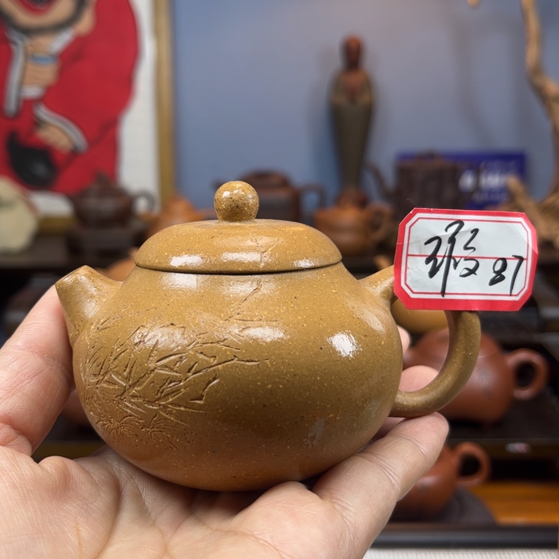 紫砂茶具半手制作