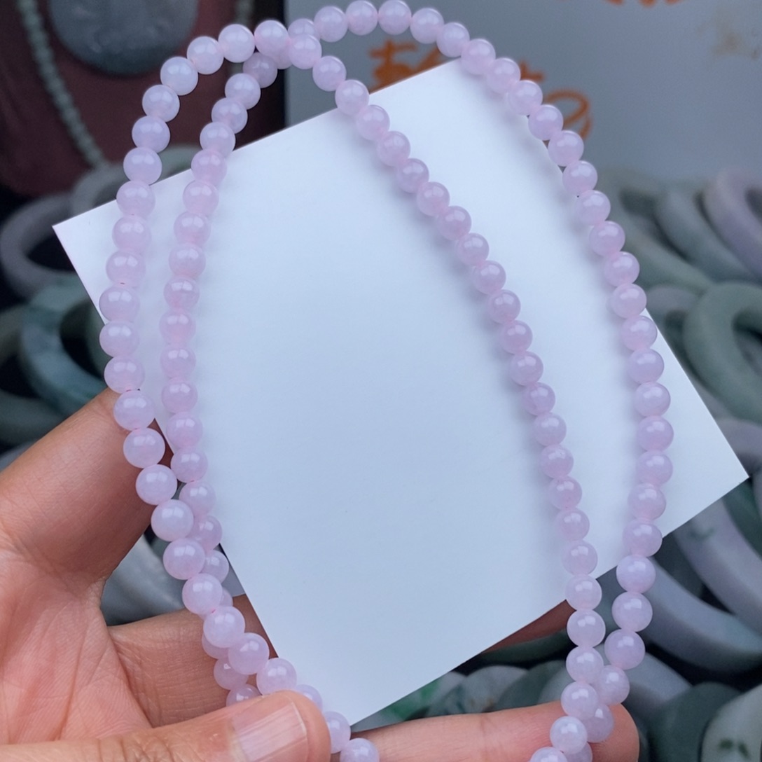 翡翠颈饰未镶嵌珠串