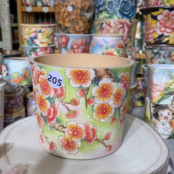 红陶景德镇艺术手绘作品