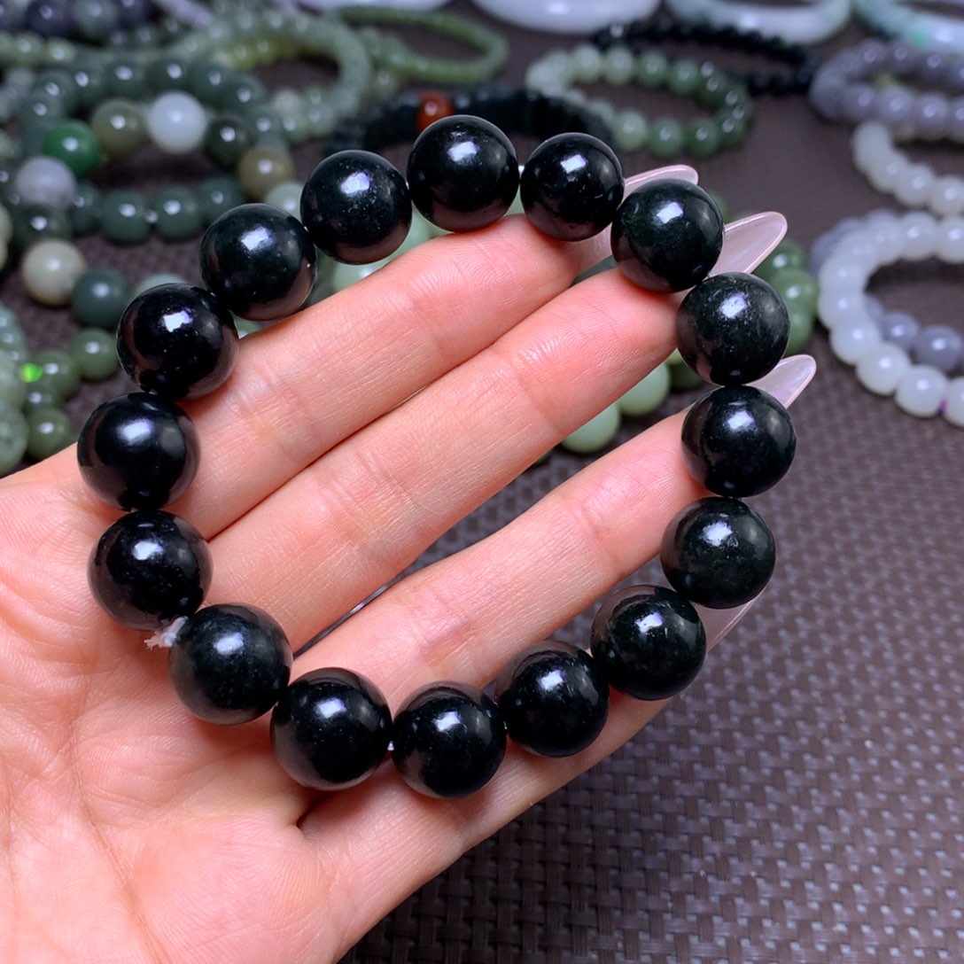 未镶嵌手串和田玉卡14