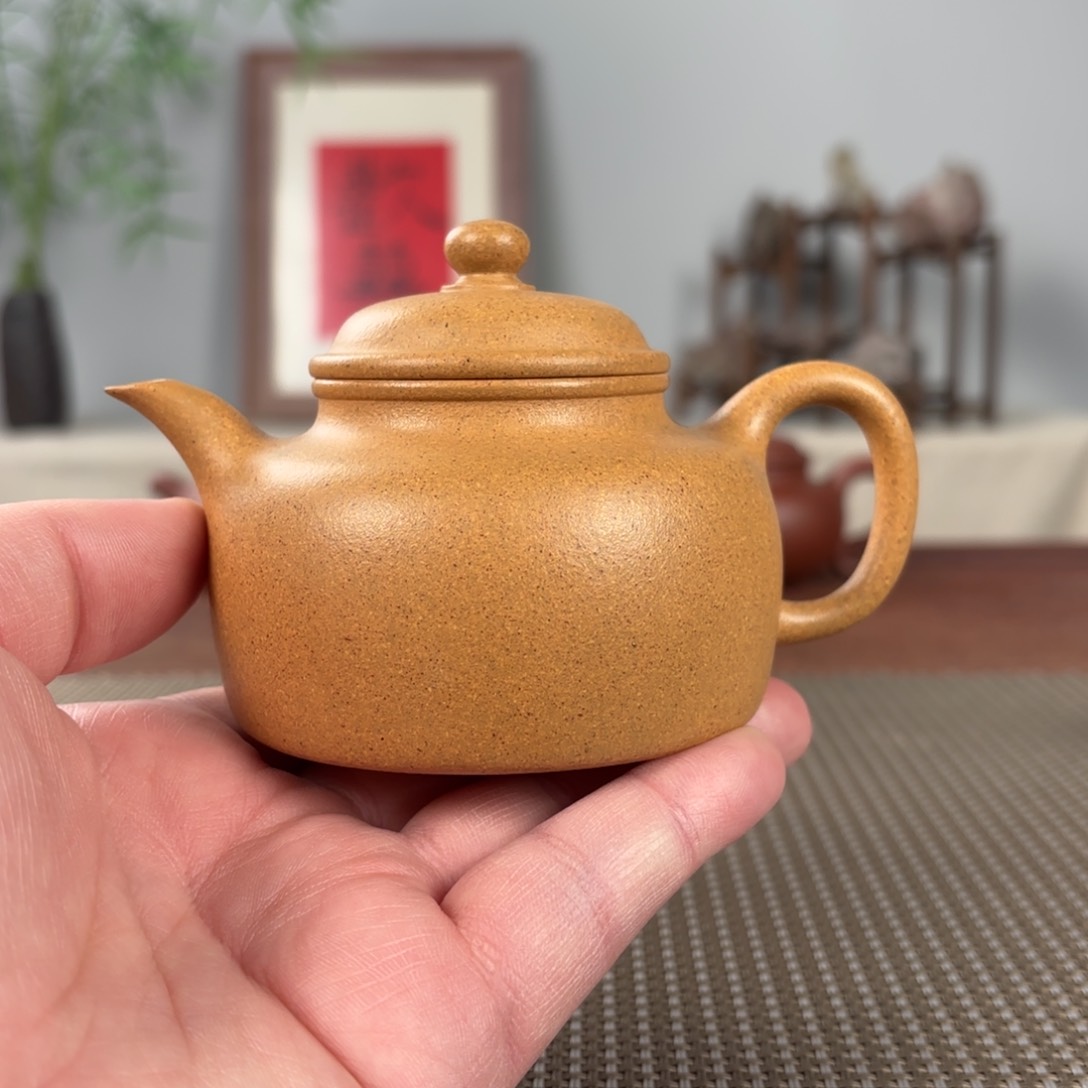 紫砂茶壶黄龙山原矿紫砂壶