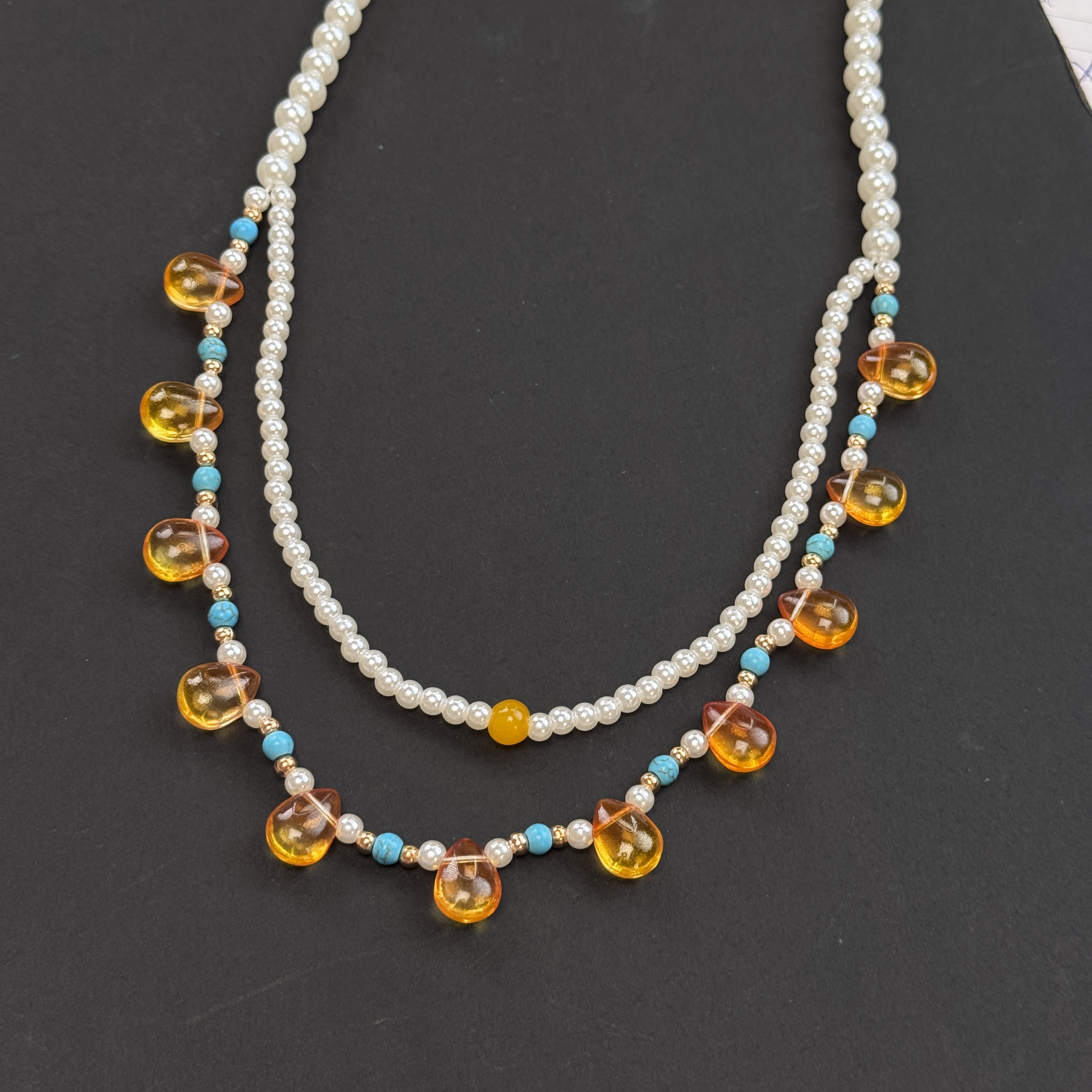 糖果色璎珞【菠萝黄】古风汉服配饰