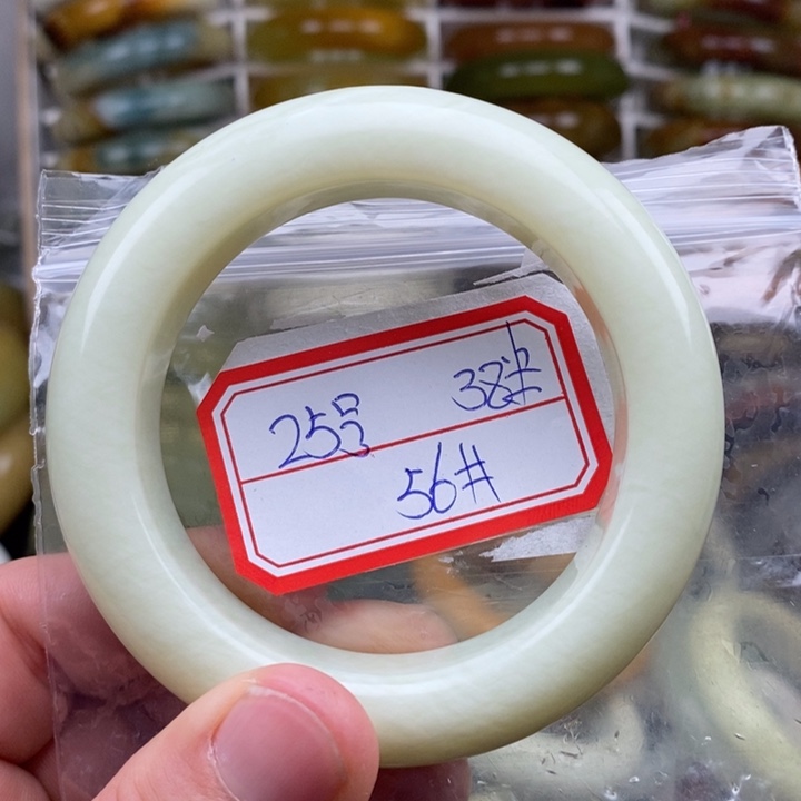 未镶嵌蛇纹石玉手绳