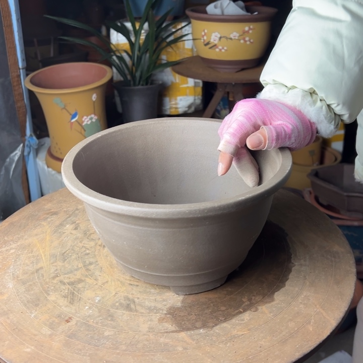 紫砂宜兴紫砂花盆花盆