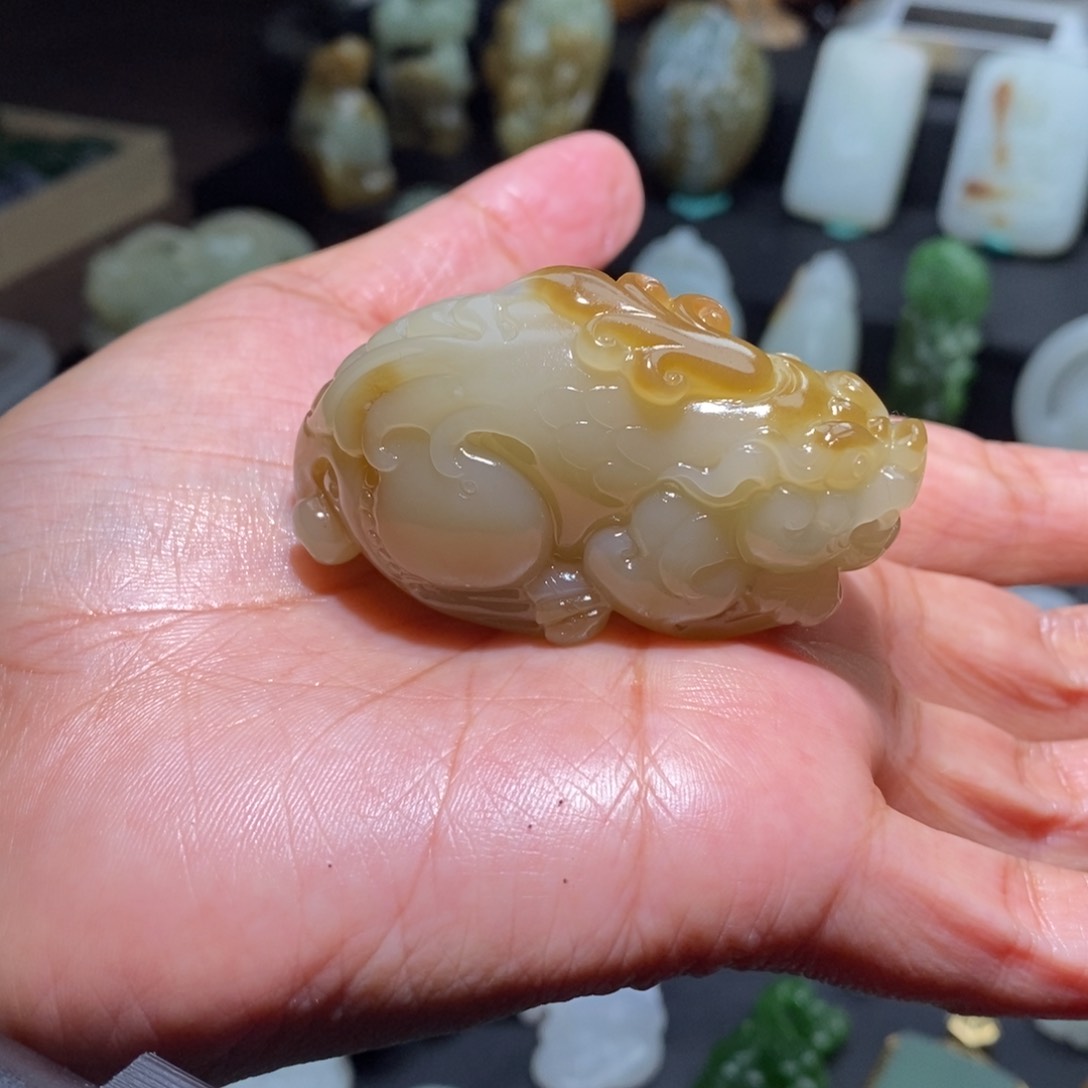 和田玉貔貅未镶嵌