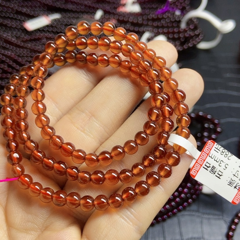 【闪购商品】石榴石手链未镶嵌